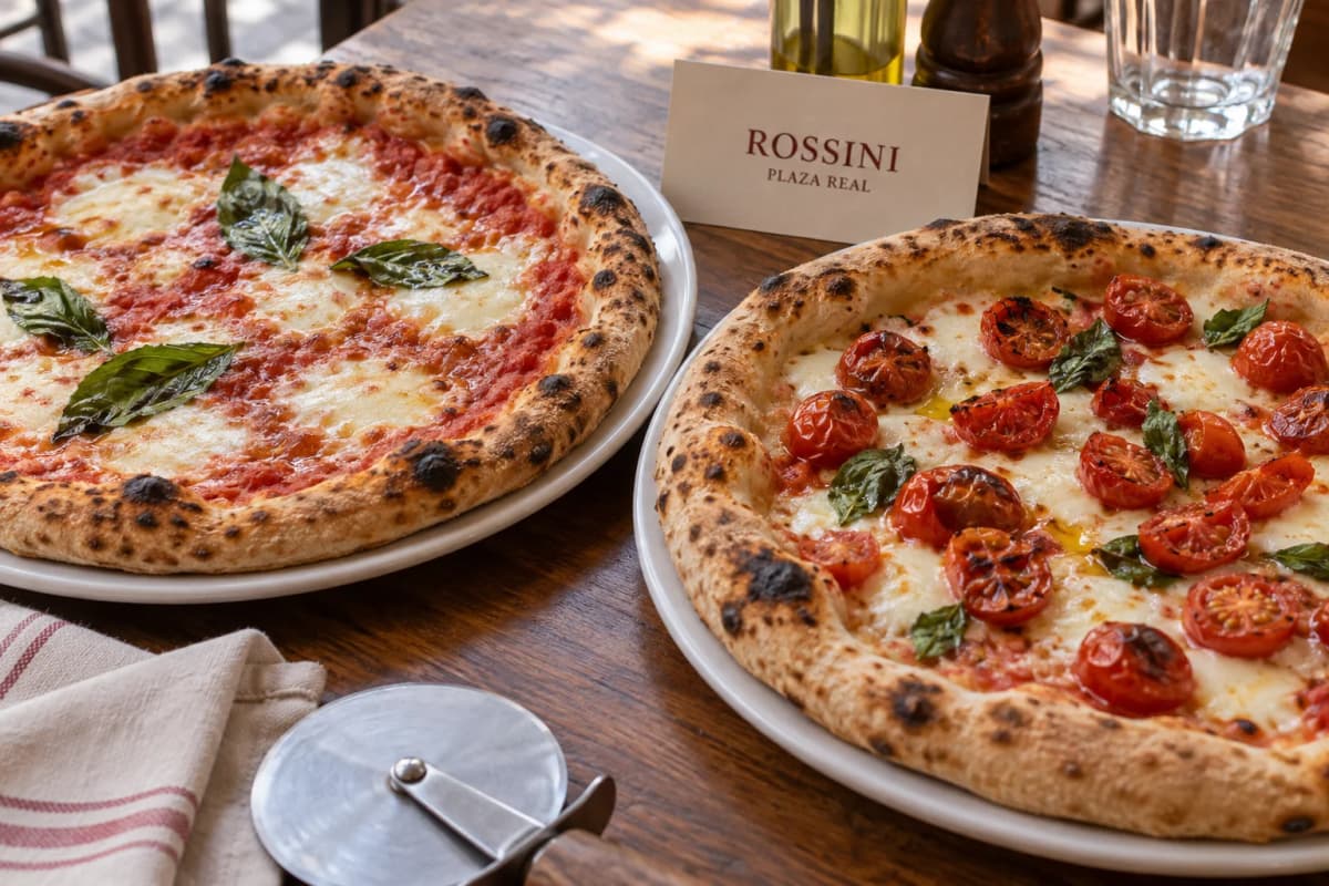 Pizza Margherita vs. Pizza Pomodorini: la batalla entre la salsa clàssica i els tomàquets frescos de l'hort